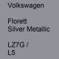 Preview: Volkswagen, Florett Silver Metallic, LZ7G / L5.